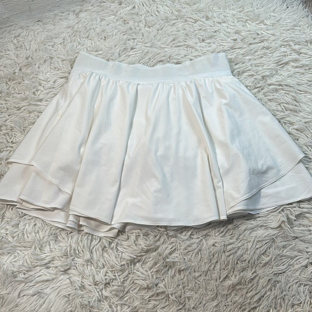 Lululemon Court Rival High Rise Skirt *Tall White